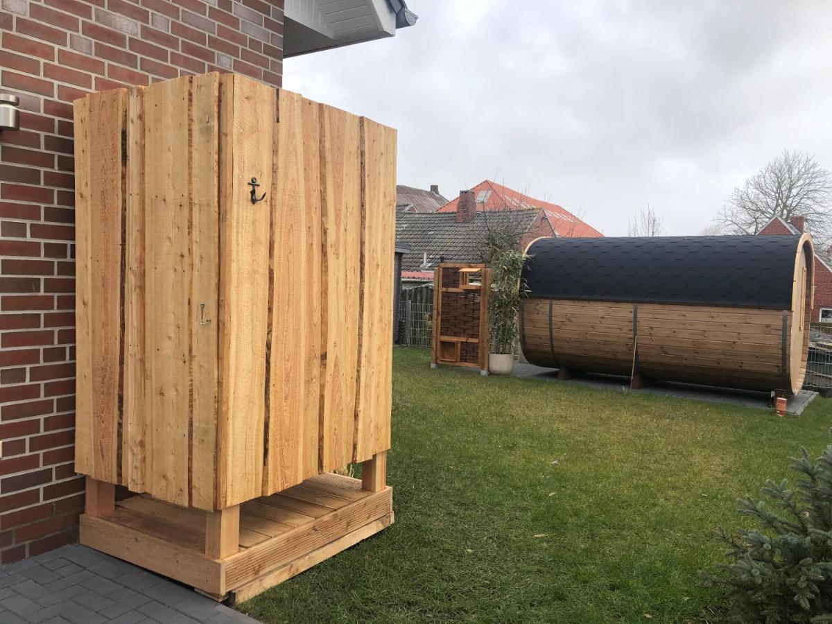 Haus Nordseeliebe Mit Aussensauna, Outdoor Dusche Und Wallbox Дорнум Екстериор снимка