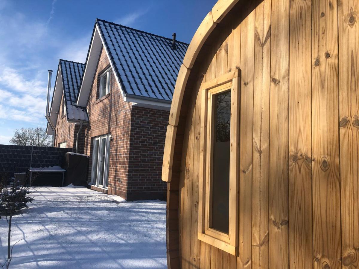 Haus Nordseeliebe Mit Aussensauna, Outdoor Dusche Und Wallbox Villa Дорнум Екстериор снимка