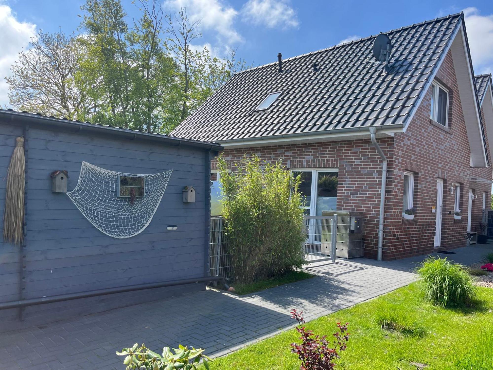 Haus Nordseeliebe Mit Aussensauna, Outdoor Dusche Und Wallbox Дорнум Екстериор снимка