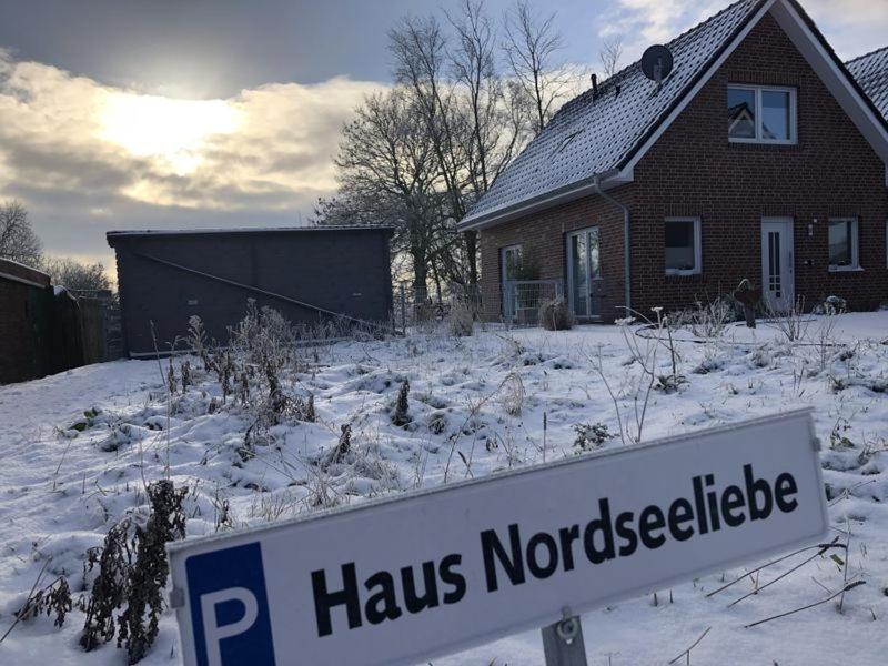 Haus Nordseeliebe Mit Aussensauna, Outdoor Dusche Und Wallbox Дорнум Екстериор снимка
